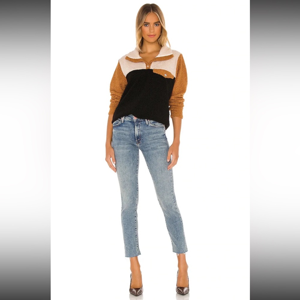 Mother Denim Rascal Ankle Fray Jeans - Bonfire Lighting